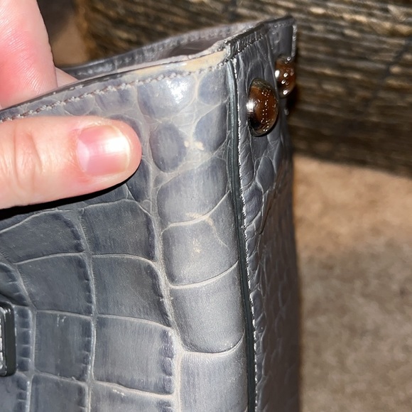 Michael Kors Large North South Croc Embossed Hamilton - Picture 6 of 16